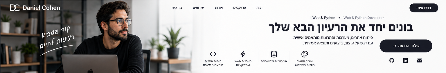 Daniel Cohen — Web & Python Developer