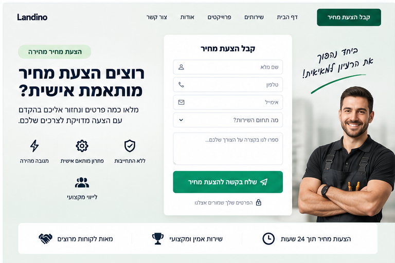 Landino — הצעת מחיר אישית